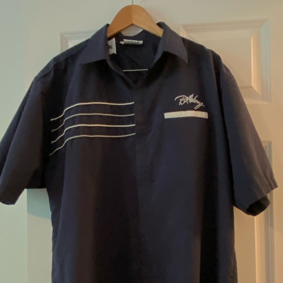 Navy and white billabong shirt - Picture 1 of 5